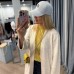 Бейсболка женская нежно-голубого цвет Бейсболка женская нежно-голубого цвет