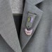 Купить дизайнерское пальто бренда Lea Lea серого цвета 1169 из шерсти 