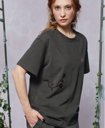 Топ цвета хаки LEA LEA 2821 Топ цвета хаки LEA LEA 2821