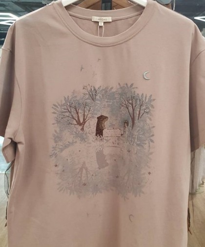 Футболка LEA LEA с принтом 2751