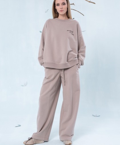 Свитшот LEA LEA в цвете капучино 