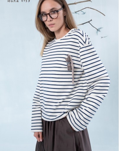 Лонгслив LEA LEA в полоску