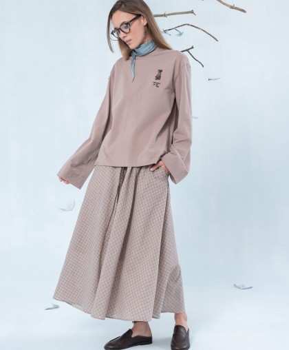 Юбка LEA LEA в клетку 4160