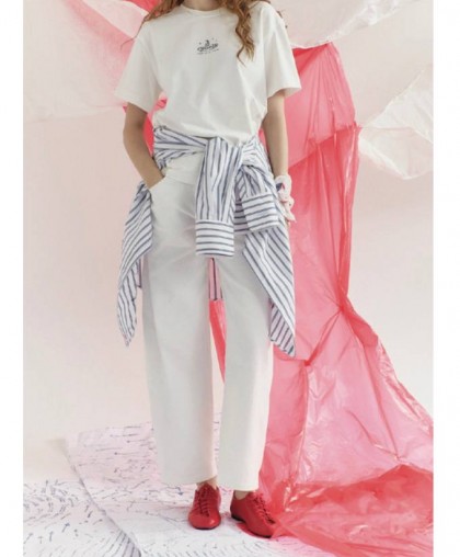 Брюки джинсы  LEA LEA 3312 BARREL молочные