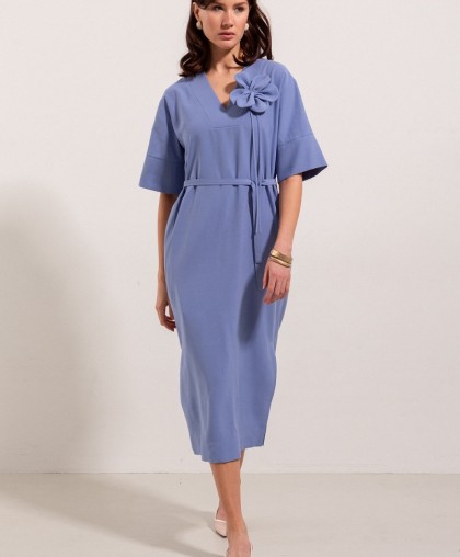 Платье TORI бирюзового оттенка