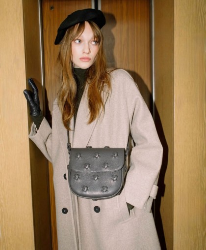 Сумка PANASKIN Crossbody bag 27 knots в цвете Lava