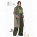 Купить дизайнерское пальто бренда Lea Lea серого цвета 1169 из шерсти 