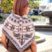 купить дизайнерский Шелковый платок ручной работы «Слуцкие мотивы День» в Минске