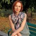 купить дизайнерский Шелковый платок ручной работы «Слуцкие мотивы Утро» в Минске