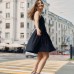 Платье мини черного цвета Платье мини черного цвета