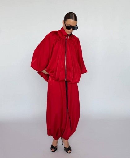Блуза алого цвета VARVARA TREND