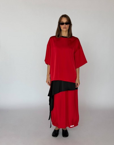Блуза красного цвета VARVARA TREND