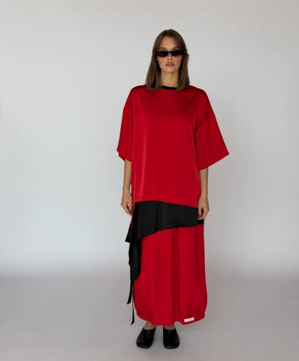 Блуза красного цвета VARVARA TREND