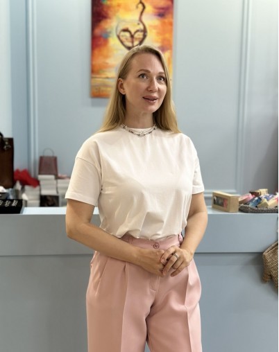 Авторская белая футболка 